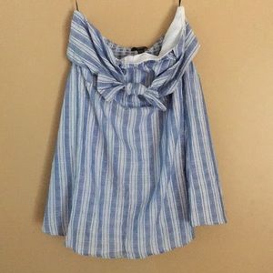 Forever 21 plus strapless denim dress size 2x